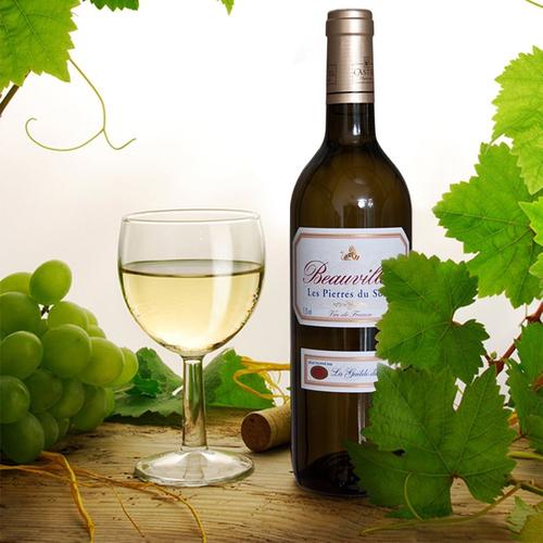 特價法國紅酒 卡斯特博隆珍藏干紅葡萄酒 赤霞珠 婚慶聚會紅酒-食品-